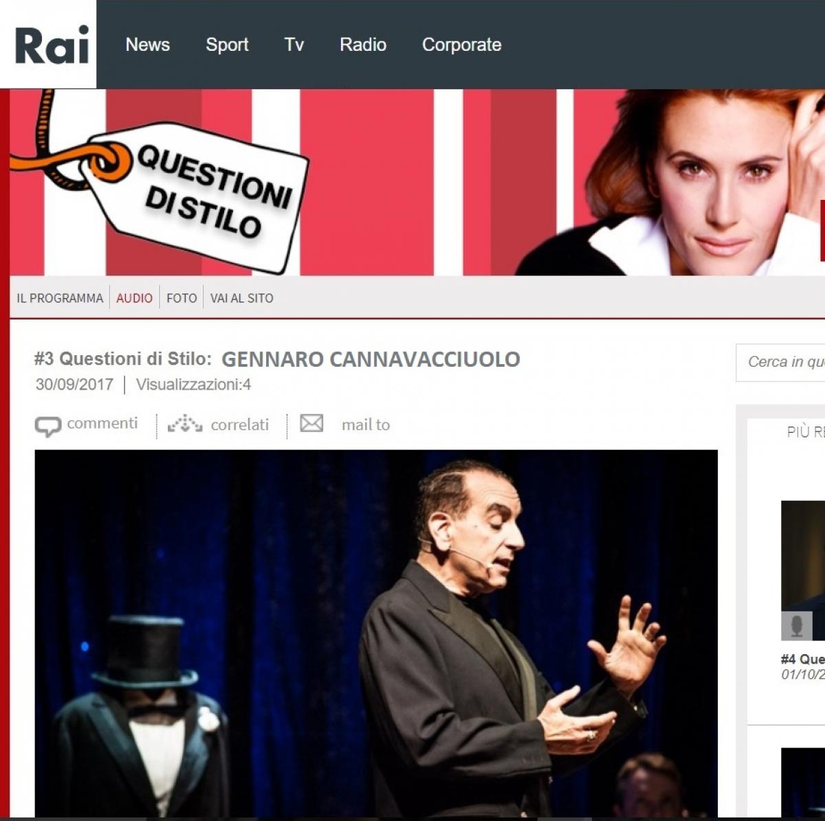 Blog – interview pour Radio Rai  