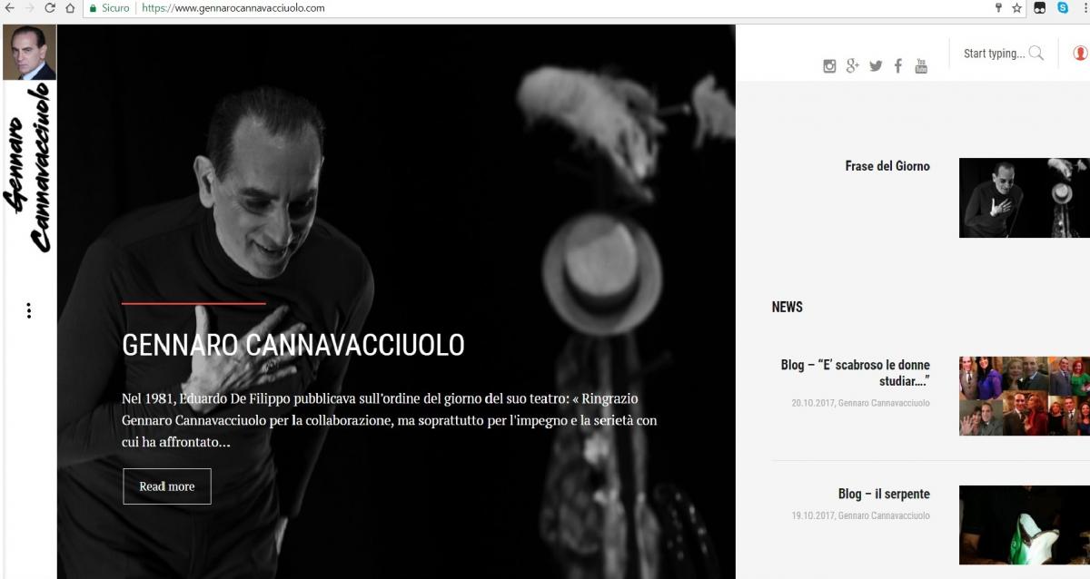 Blog – nouveau site www.gennarocannavacciuolo.com